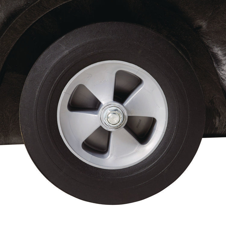 1 cu yd Structural Foam Tilt Truck, Standard Duty, 1,250 lb Capacity, Black