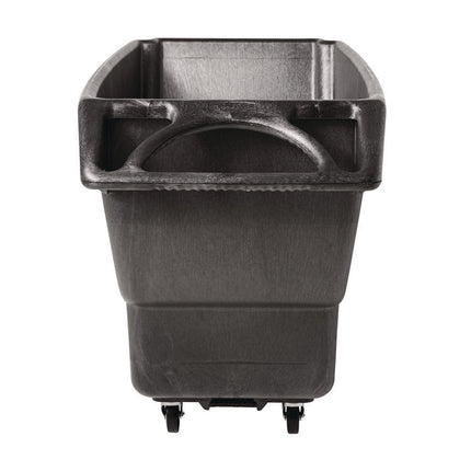 0.75 cu yd Structural Foam Tilt Truck, Standard Duty, 1,000 lb Capacity, Black