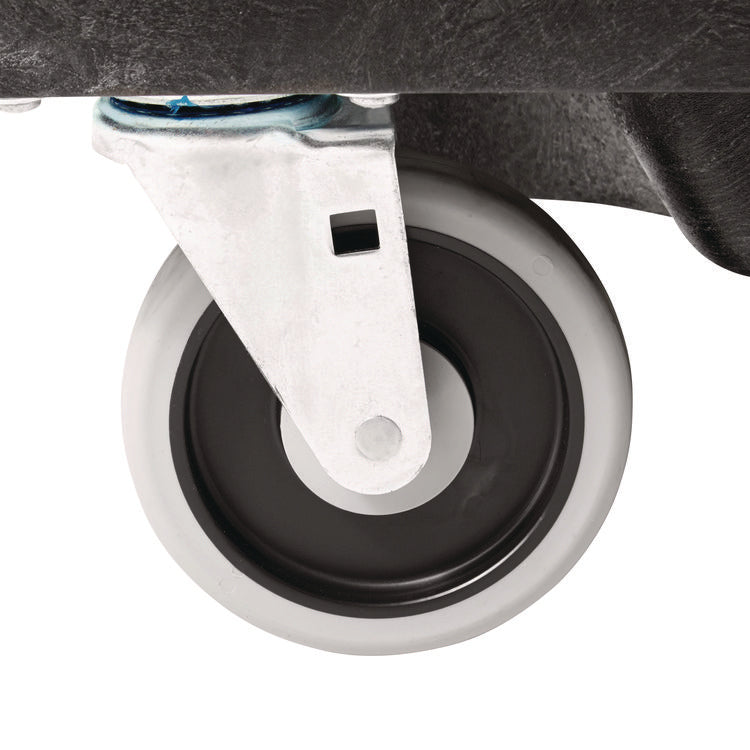 0.75 cu yd Structural Foam Tilt Truck, Standard Duty, 1,000 lb Capacity, Black