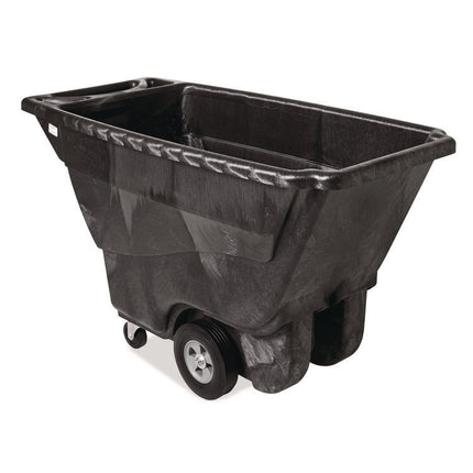 4" Caster for the 3/4" Std Duty Tilt Truck, Rigid Mount Plate, 4" Wheel, Black/Gray