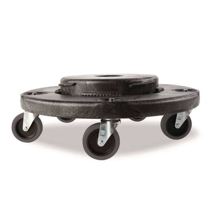 3" Swivel Caster, Grip Ring Stem, 3" Wheel, Black/Gray