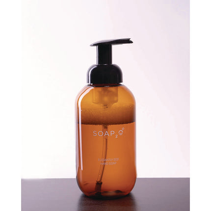 Eco Plastic Soap Dispenser, 500 mL, Brown