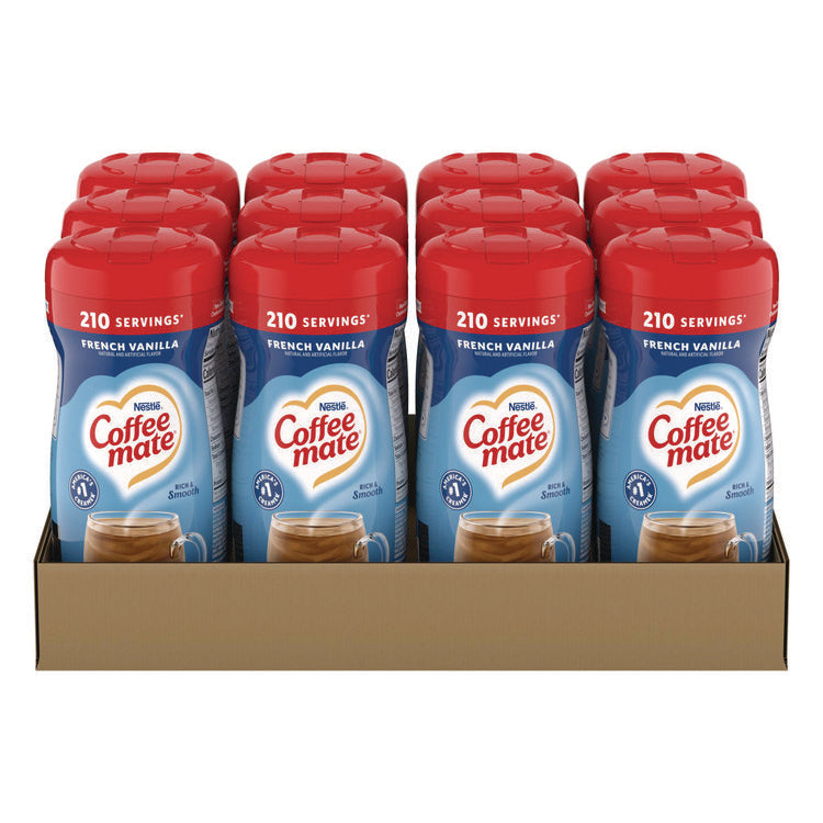 Non-Dairy Powdered Creamer, French Vanilla, 15 Oz Canister, 12/carton