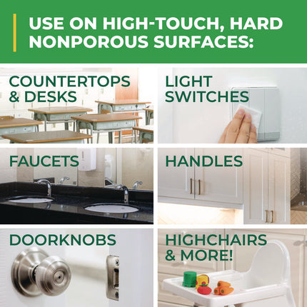 Clean Finish Disinfectant Cleaner, Herbal, 1 gal Bottle, 4/Carton