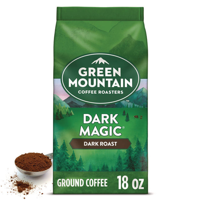 Dark Magic Ground Coffee, 18 oz Bag