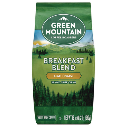 Breakfast Blend Whole Bean Coffee, 18 oz Bag