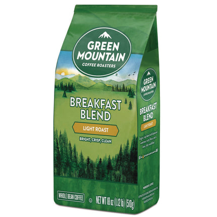Breakfast Blend Whole Bean Coffee, 18 oz Bag