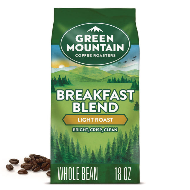 Breakfast Blend Whole Bean Coffee, 18 oz Bag