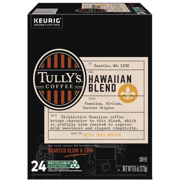 Hawaiian Blend Coffee K-Cups, 24/box