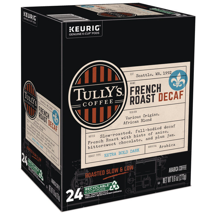 French Roast Decaf Coffee K-Cups, 24/box