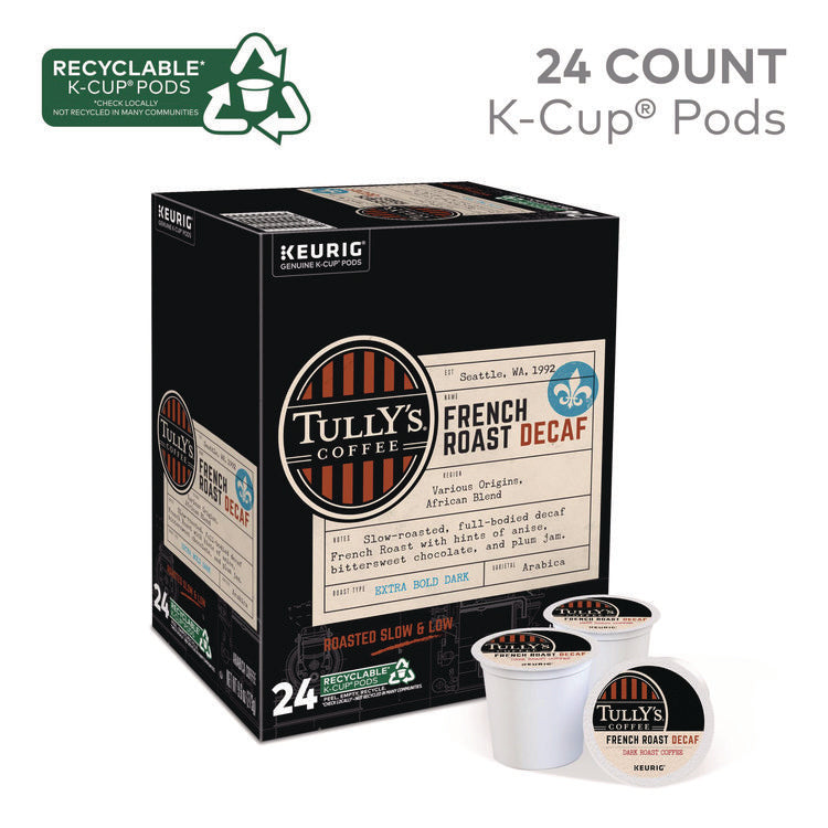 French Roast Decaf Coffee K-Cups, 24/box
