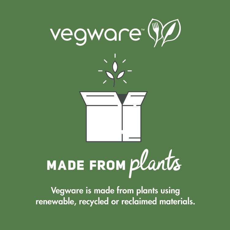 Soup Containers, 8 oz, 3.5" Diameter x 2.4" h, White/Green, Paper, 1,000/Carton