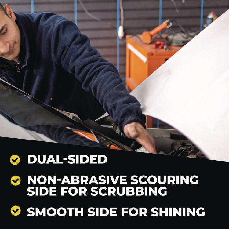 Safety Towels, 1-Ply, 10 x 11.75, White, Unscented, 75/Canister, 6 Canisters/Carton