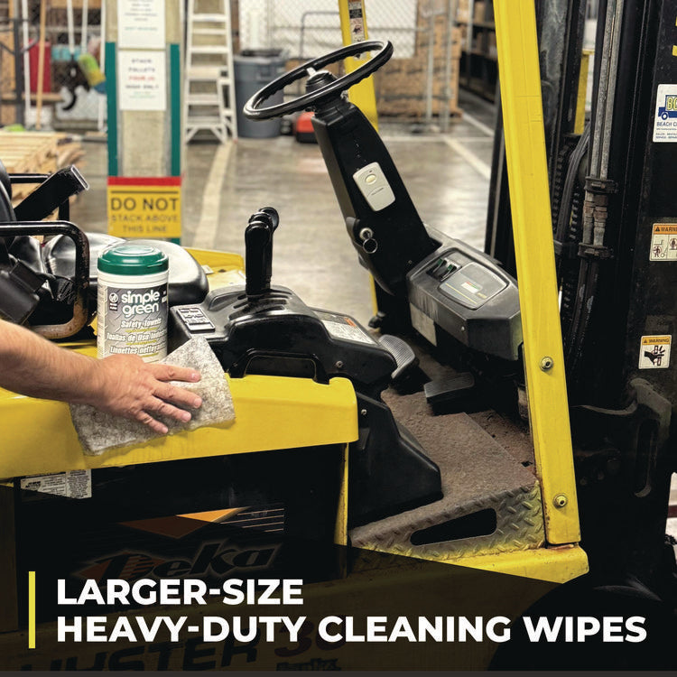 Safety Towels, 1-Ply, 10 x 11.75, White, Unscented, 75/Canister