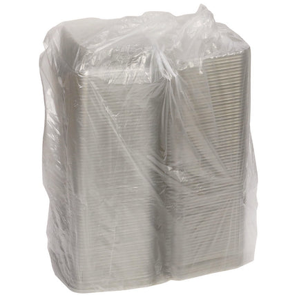 EarthChoice Tamper Evident Recycled Hinged Lid Deli Container, 48 oz, 8.3 x 7.87 x 2.38, Clear, Plastic, 150/Carton