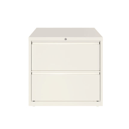 Lateral File, 2 Letter/Legal/A4-Size Drawers, White, 30" x 18.63" x 28"