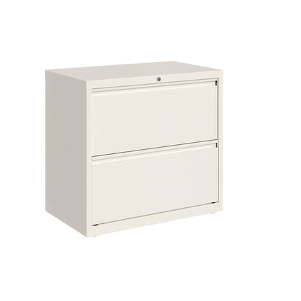 Lateral File, 2 Letter/Legal/A4-Size Drawers, White, 30" x 18.63" x 28"
