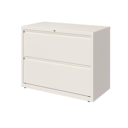 Lateral File, 2 Letter/Legal/A4 -Size File Drawers, White, 36" x 18.63" x 28"