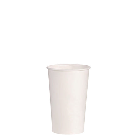 Double Sided Poly (DSP) Paper Cold Cups, 16 oz, White, 50 Cups/Sleeve, 20 Sleeves/Carton