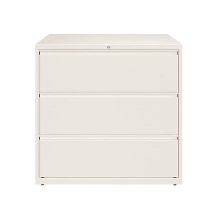 Lateral File, 3 Letter/Legal/A4 -Size File Drawers, White, 42" x 18.63" x 40.25"
