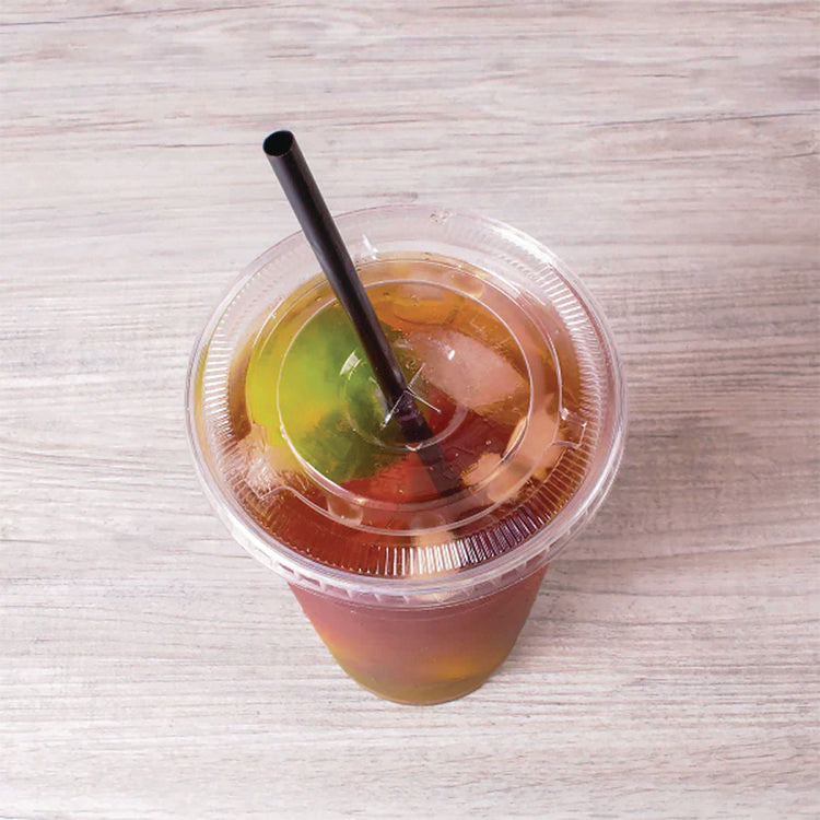 Jumbo Straws, 9", Black, 2,000/Carton