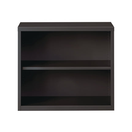Two-Shelf Metal Bookcase, 34.3" x 13" x 30", Charcoal