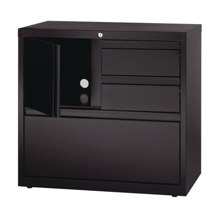 Personal Storage Unit, 30 x 18.63 x 28, Black