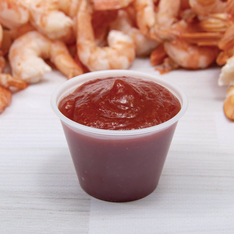 Portion Containers, 2.5 oz, Plastic, Translucent, 2,500/Carton