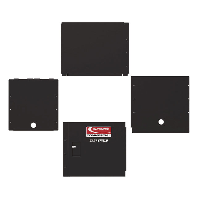 Utility Cart Shield, 26" x 45" for PUCSD2645, PUCHD2645, Steel, Black
