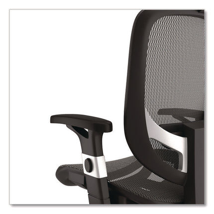 Alera Minerva Ergonomic Mesh Swivel Task Chair, Supports Up to 275lb, 17.24 to 20.98 Seat Height, Gray Seat/Back, Silver Base