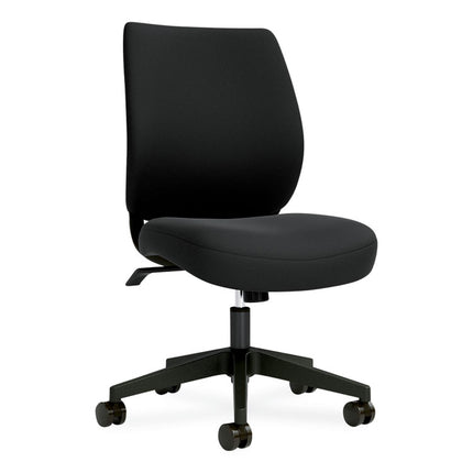 Alera Wessex Ergonomic Fabric Task Chair, Supports Up to 275 lb, 17.13 to 20.83 Seat Height, Black Seat/Back, Black Base