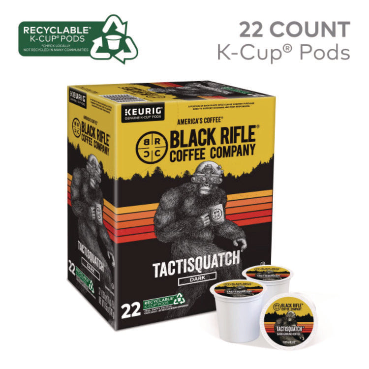 Tactisquatch Coffee K-Cups, 88/Carton
