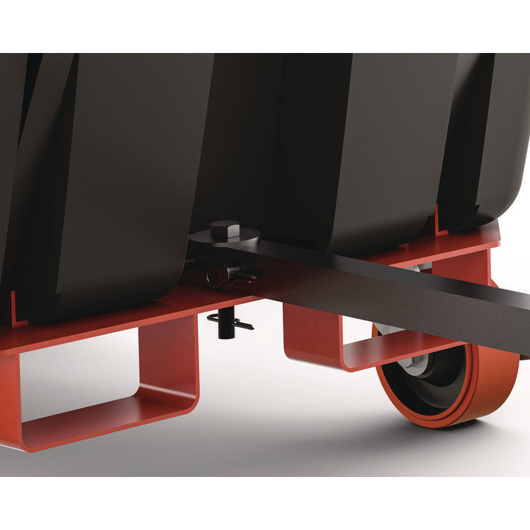 1.5 cu yd Heavy Duty Tilt Truck, Forkliftable Frame, 2,200 lb Capacity, Black