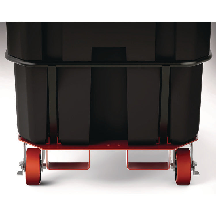 1.5 cu yd Heavy Duty Tilt Truck, Forkliftable Frame, 2,200 lb Capacity, Black