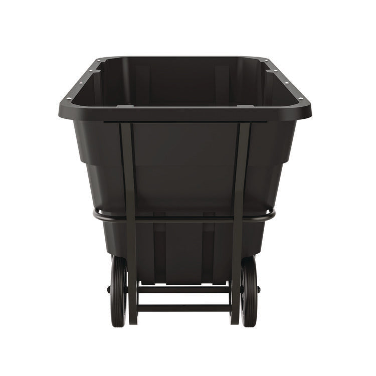 1.5 cu yd Heavy Duty Tilt Truck, Forkliftable Frame, 2,200 lb Capacity, Black