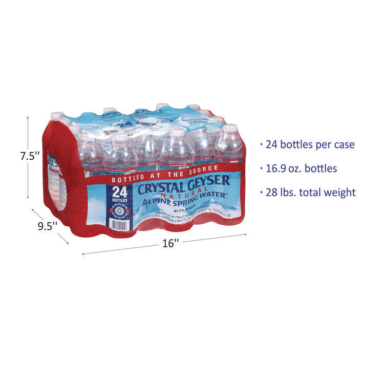 Alpine Spring Water, 16.9 oz Bottle, 24/Carton, 84 Cartons/Pallet