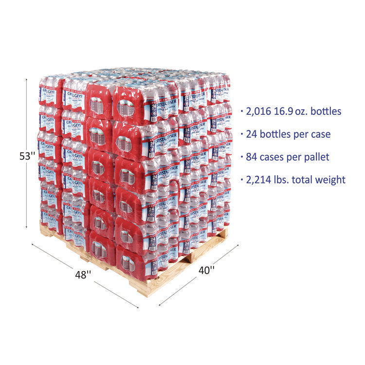 Alpine Spring Water, 16.9 oz Bottle, 24/Carton, 84 Cartons/Pallet