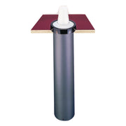 EZ-FIT ONE-SIZE-FITS-ALL CUP DISPENSER, FOR 8 OZ TO 46 OZ CUPS, BLACK