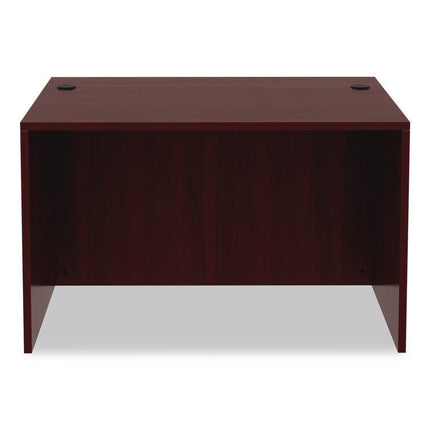 Alera Valencia Series Straight Front Desk Shell, 47.25" X 29.5" X 29.63", Mahogany