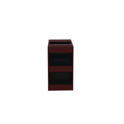 Alera Valencia Series Full Pedestal File, Left/right, 3-Drawers: Box/box/file, Legal/letter, Mahogany, 15.63" X 20.5" X 28.5"