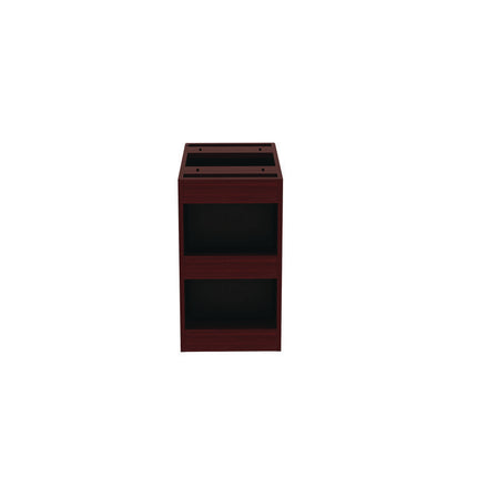 Alera Valencia Series Full Pedestal File, Left Or Right, 2 Legal/letter-Size File Drawers, Mahogany, 15.63" X 20.5" X 28.5"