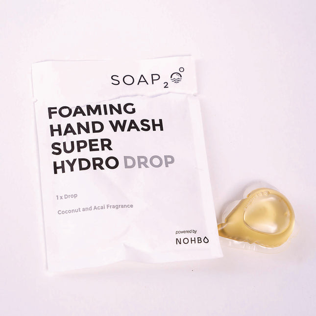 Foaming Super HydroDrop, Coconut Acai, 500 mL Pump Refill, 4/Pack