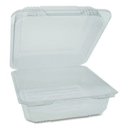 SmartLock PET Hinged Lid Bakery Container, 8.75 x 8.25 x 3.63, Clear, Plastic, 200/Carton