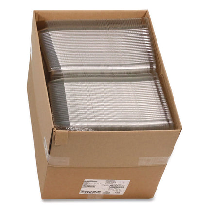 SmartLock PET Hinged Lid Bakery Container, 8.75 x 8.25 x 3.63, Clear, Plastic, 200/Carton