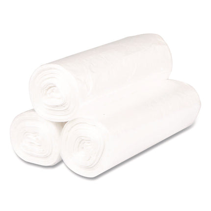 Vu Thru Liner Low Density Can Liner, 60 gal, 0.95 mil, Natural, Roll, 100/Carton