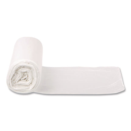 Vu Thru Liner Low Density Can Liner, 60 gal, 0.95 mil, Natural, Roll, 100/Carton