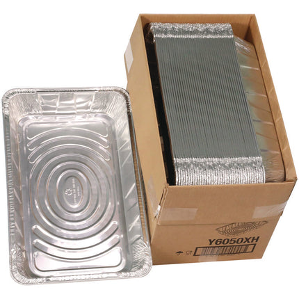 Aluminum Steam Table Pan, Full-Size Deep, 3.4" Deep, 19.6 x 11.6, 40/Carton