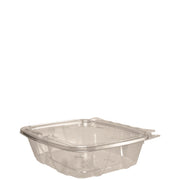 ClearPac SafeSeal rPET Tamper-Resistant/Evident Containers, Embossed Bottom, 24 oz, 6.37 x 7.15 x 1.86, Clear, 200/Carton