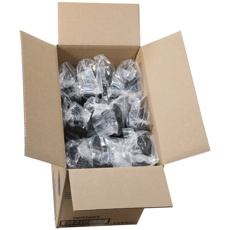 Plastic Portion Cup, 2 oz., Black, 2,400/Carton