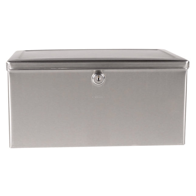 Surface-Mounted Paper Towel Dispenser, 12.13 x 6.13 x 7.25, Satin Finish Stainless Steel
